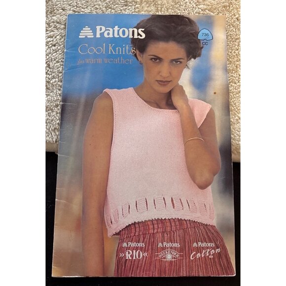 Patons Summer Fall Summer Sweater Knitting & Crochet Pattern Booklets Lot of 3 - Picture 3 of 14